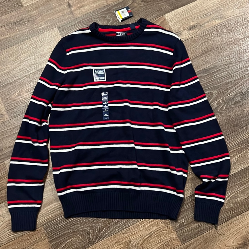 Mens IZOD striped sweater
